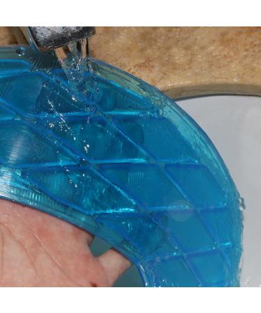 Kindax Gel Toilet Seat Cushion - Portable and Washable Cover (Blue) - Buy Online on GoSupps.com
