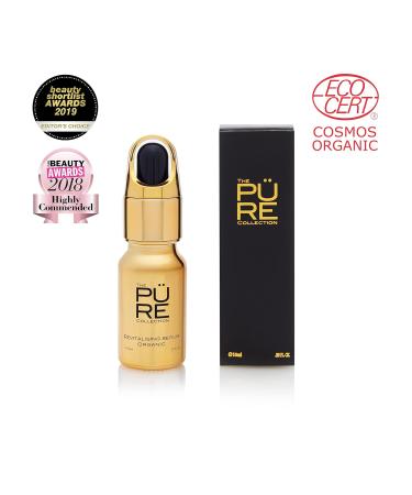 Revitalising Skin Repair Serum - 100% Certified Organic | THE PURE COLLECTION | Vegan | Boost Cell Regrowth & Elasticity - .33 Fl Oz - Buy Online on GoSupps.com