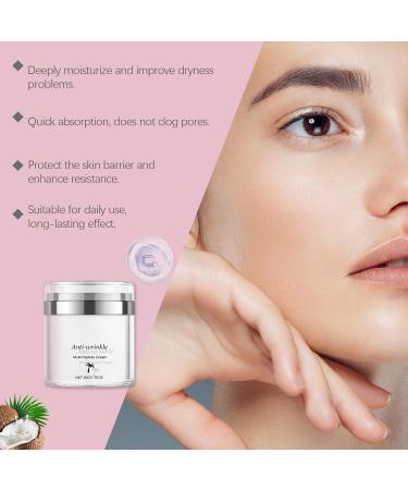 Copper Peptide Face Cream with GHK-Cu & Shea Butter - Anti-Aging Moisturizer with Hyaluronic Acid & Coconut Oil for All Skin Types Wrinkle Cream for Firming & Hydration 50g / 1.76oz - Buy Online on GoSupps.com