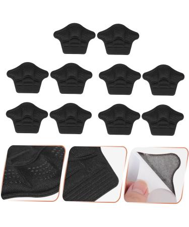 FOMIYES 25 Pairs Anti-Wear Stickers for Heels - Self-Adhesive Insoles & Replaceable Heel Pads for Comfortable Outdoor Wear - Black Foot Grips (5 Pcs - Buy Online on GoSupps.com