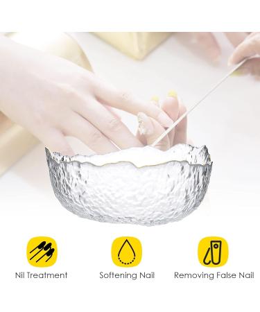 iFCOW Hand Soaking Bowl Nail Art Manicure Bowl for Nail Treatment Polish Removal Transparent - Buy Online on GoSupps.com