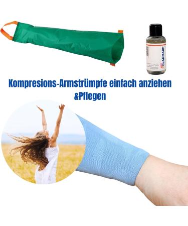 Buy Arion Easy Slide Compression Sleeve Size M & Olanmarp Detergent 50ml Effortless Slide & Optimal Care for Compression Stockings - Buy Online on GoSupps.com
