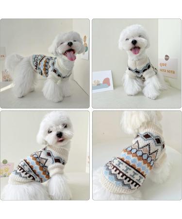 Hjumarayan Boho Dog Sweater - Comfortable Thick Christmas Sweater for Medium & XL French Bulldogs - Stylish Pet Apparel for All Sizes - Buy Online on GoSupps.com