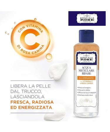 Acqua All Rose Micellar Water - 200ml Biphasic Makeup Remover with Oils & Vitamin C | Waterproof & Dermatologically Tested - Buy Online on GoSupps.com