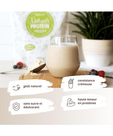 Nutri + Natural protein powder Neutral without sweetener 500g - 84.8% protein - lactose free drink - in shake or for baking - - Buy Online on GoSupps.com