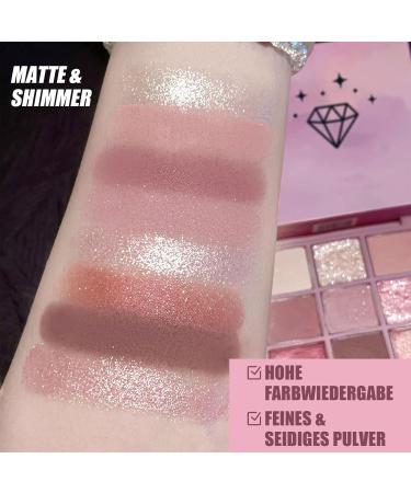 EONFAVE Pallet eyeshadow palette 9 colors highly pigmented blendable matte glossy waterproof and long lasting eye makeup palette - Buy Online on GoSupps.com