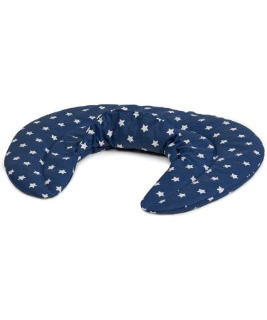 Cozy Neck Pillow with Stand-Up Collar - Stars Blue Linseed Heat Pad for Ultimate Comfort - Buy Online on GoSupps.com