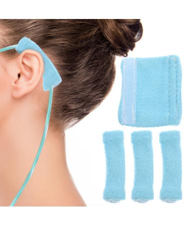 Beavorty Oxygen Concentrator Concentrator 4pcs Nasal Cannula Wraps Cannula Ear Cushion Soft Ear Savers Masks Ear Protectors Extender Fabric Ear Grips Eyeglass Hooks for Kid Adults Oxygen