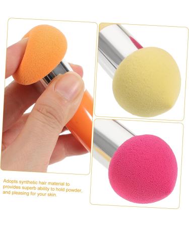 Housoutil 3pc Fake Hair Edges Concealer Brush Makeup Sponges for Blending Makeup Brush Tools on Stick Makeup Lollipop Sponge Eyeshadow Brush Travel Foundation Brush - Buy Online on GoSupps.com