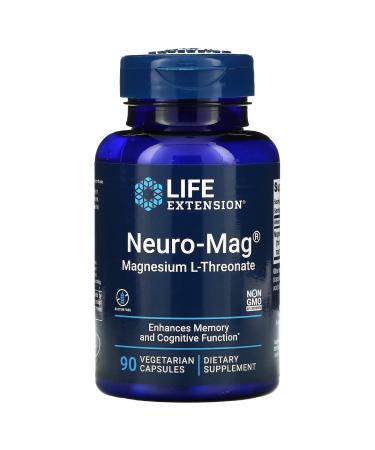 Life Extension Neuro-Mag Magnesium L-Threonate - 90 Vegetarian Capsules