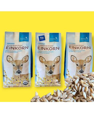 Organic Whole Grain Einkorn - Pack of 3 - Buy Online on GoSupps.com