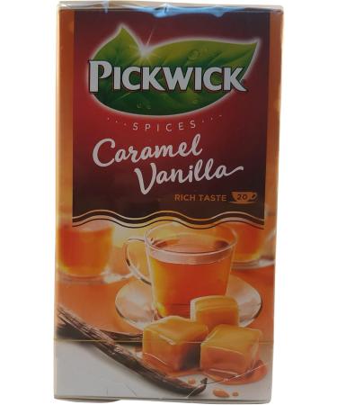 Pickwick Th Caramel Vanille Noir Aromatique - M lange de Th Rooibos 20 Sachets de Th  - Buy Online on GoSupps.com