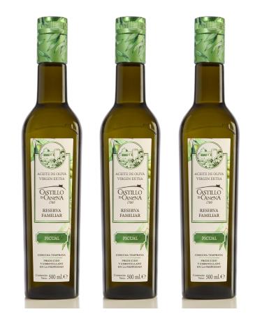 3 x Castillo de Canena Reserva Familiar Variety Picual 500 ml