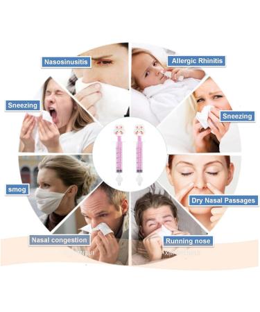 Nasal Irrigation Device 10ml Syringe Nasal Irrigator for Home Use - Portable Pink Bunny Design - Buy Online on GoSupps.com