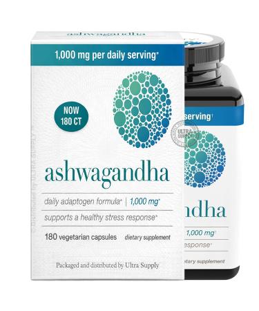 You.Theory Ashwagandha 1000 mg (180 Count. Value Pack) Full Spectrum Root + Extract Capsules