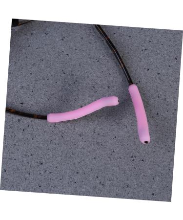 TOVINANNA 5 Pairs Silicone Eyeglass Legs - Anti-Slip Ear Hooks & Accessories for Sunglasses - Medium Pink - International Shipping Available - Buy Online on GoSupps.com