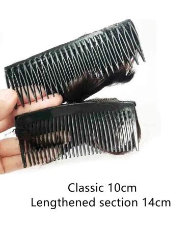 Petsburg Invisible Fluffy Hair Cushion - Fluffy Princess Styling Hair Clip | Light Brown & Black Synthetic Hair Extensions - Buy Online on GoSupps.com