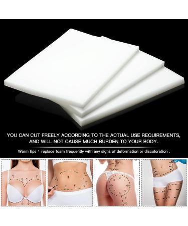 Lipo Foam Pads for Abdominal Compression - 8x11 Inches (4 Pack) - Post Liposuction Recovery Supplies - Buy Online on GoSupps.com