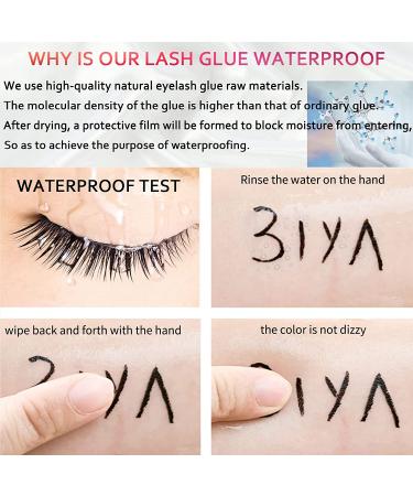 Black Waterproof Eyelash Glue | Super Strong Hold Adhesive for False Lashes | Sensitive Eyes Friendly | 0.176oz - Buy Online on GoSupps.com