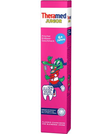 Theramed Junior Strawberry Cream 6 x 75 ml