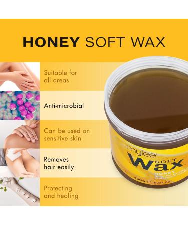 Mylee Complete Waxing Kit with Heater, Cream Wax, Strips, Spatulas & Honey Lotion - Salon Quality Home Waxing Set - Buy Online on GoSupps.com