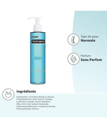 Neutrogena Hydro Boost Aqua-Gel Nettoyant Visage Soin Visage D maquillant et Hydratant Pour Peaux S ches 1 Flacon Pompe de 200ml Nettoyant Visage 200 ml (Lot de 1) - Buy Online on GoSupps.com