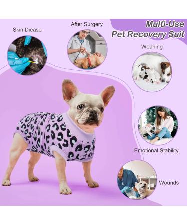 Kuoser Dog Body after Surgery | Breathable & Anti-Licking Relief for Dogs & Cats - XS Purple - Buy Online on GoSupps.com