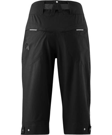 Gonso Ladies Ruth 3/4 Wheel Pants 48 - Black | Comfortable Cycling Apparel for Women | International Shipping Available - Buy Online on GoSupps.com