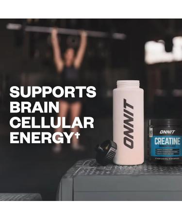 ONNIT Creatine Monohydrate Powder Unflavored 90-Serving Value Size Supports Strength Lean Muscle and Brain Energy Keto Friendly No Fillers 90 Servings 5.29 oz 90 Count - Buy Online on GoSupps.com