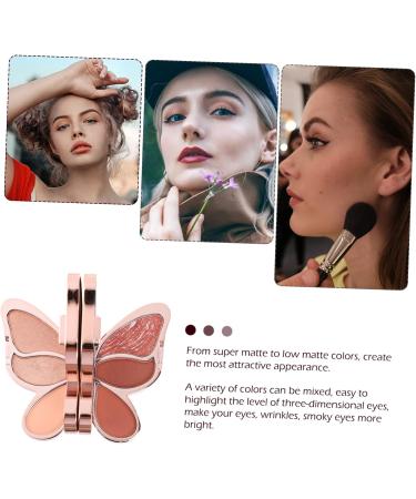 FOMIYES Blush 1pc Eyeshadow Palette Glitter Eye Shadow Cosmetic Eyeshadow Plate Makeup Supply Girl Lip Gloss Matte 1 count (Pack of 1) As Shown 1 - Buy Online on GoSupps.com