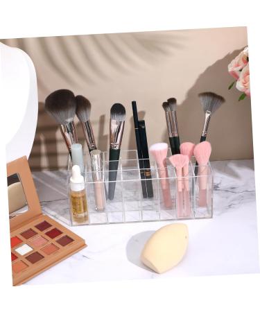  FRCOLOR FRCOLOR Transparent Makeup Holder Organizer for Lip and Eyebrow Pencils Compartments for Desktop and Makeup Table - Buy Online on GoSupps.com