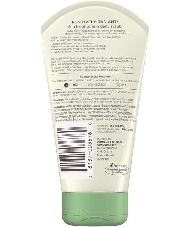 Aveeno Aveeno Active Naturals Skin Brightening Daily Scrub 5 oz - Buy Online on GoSupps.com
