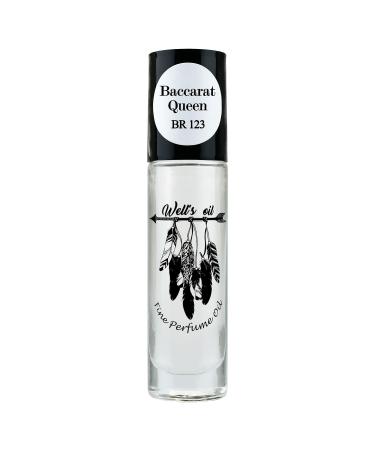 Well's Oil Well's Perfume Oil Roll-On 10 ml / 0.33 fl Oz I Clean Rich Pure Scent Alcohol-Free Oil Based Long Lasting Concentrated Roll-on Perfumes for Women and Men (Baccarat Queen Type) 123. Baccarat Queen
