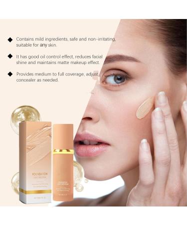 Nuvoria Base 4 in 1 Liquid Foundation 4 in 1 Foundation Medium Coverage Hydrating Concealer Medium Coverage Hydrating Concealer SPF 50 Moisturizing Makeup Color (1pcs) - Buy Online on GoSupps.com