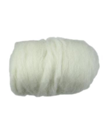 1 LB. Carded Wool Core Needle Wet Felting by Walking Palm