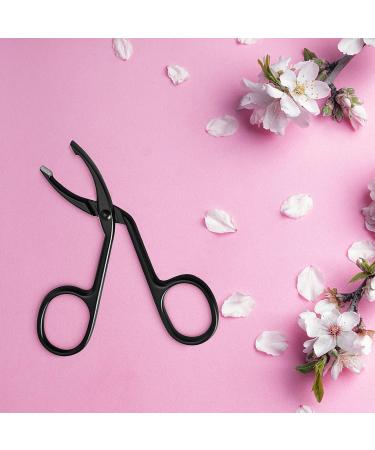 YEEPSYS Eyebrow Scissors Tweezers Set - Straight Tip Tweezers Clip with Scissors Handle - Beard, Nose Hair, and Eyebrow Plucker Remover for Men & Women - Black (3 Pcs) - Buy Online on GoSupps.com