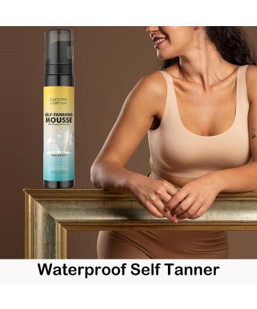 Luxfume Quick Tan Spray | Waterproof Self Tanner - Vegan, Cruelty Free, Streak-Free Tan - Buy Online on GoSupps.com