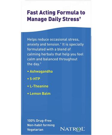 Natrol Relax+ Ultimate Calm - Stress Relief Capsules (30 Count) - Buy Online on GoSupps.com