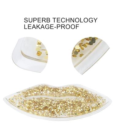 Buy Gold Lip Mask - Hot & Cold Gel Compress for Swelling Relief | Soothing Lip Pads for Hydration & Protection - International Shipping Available - Buy Online on GoSupps.com
