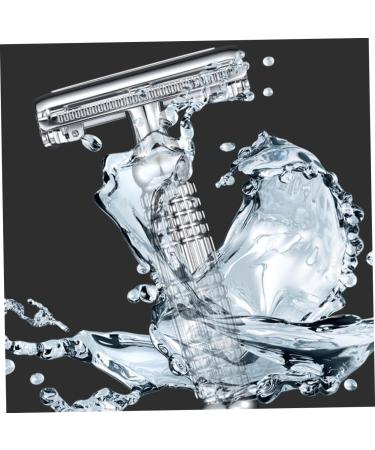 Beaupretty Vintage Double Edge Safety Razor - Chrome Plated Manual Shaver & Mustache Razor for Face - Old Fashioned Alloy Holder - Buy Online on GoSupps.com