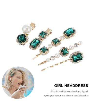 Lurrose 5pcs Pearl Crystal Hair Clips for Women - Elegant Hair Accessories for Any Occasion - Buy Online on GoSupps.com