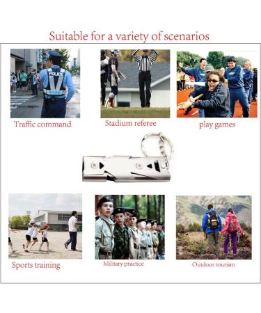 Shop Wanyig 2-Piece Emergency Signal Whistle - 150dB Survival Pipe with Keychain | Ideal for Sports & Emergencies | Fast International Shipping - Buy Online on GoSupps.com