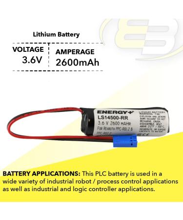 Buy PLC LS14500-RR 3.6V 2600mAh Li Battery - Replaces Rexroth 226423 & More | Global Shipping Available - Buy Online on GoSupps.com