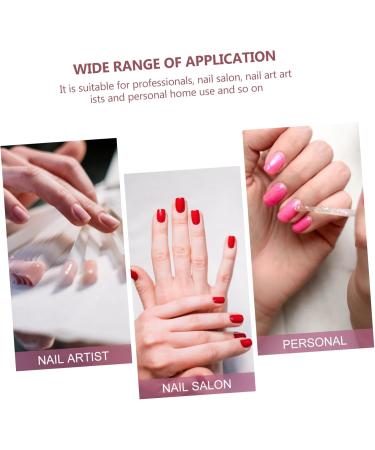 Ipetboom 1pc Nail Art Crystal Cup Glass Dappen Dish for Acrylic Clear Container Shot Glass with Lid Nail Liquid Bowl Glass Dappen Cup Small Crystal Art Glass Variety Pink Love Cup 7.5x6cm Pink - Buy Online on GoSupps.com