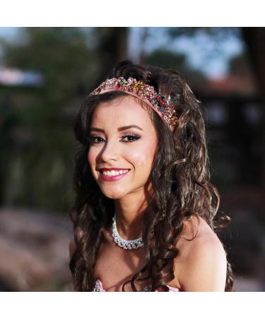 SHERCHPRY Women Sparkle Crystal Rhinestone Headband Shiny Crystal Headwear Vintage Hair Hoop - Buy Online on GoSupps.com