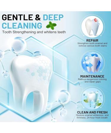 7.5% Hydroxyapatite Toothpaste, 7.5% Hydroxyapatite Toothpaste for Advanced Enamel Protection, Appropriate for Sensitive Teeth, Gentle and Effective Formula, Fresh Mint (2) - Buy Online on GoSupps.com