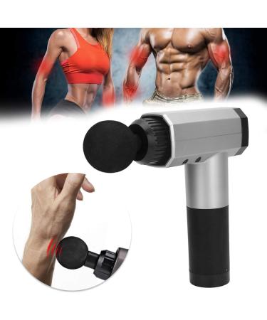 Professional Deep Tissue Massage Device - Silver Electrical Muscle Massager for Pain Relief & Relaxation - Buy Online on GoSupps.com