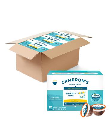 Cameron's Coffee Single Serve Pods, Breakfast Blend, 12 Count (Pack of 6) Breakfast Blend 12 Count (Pack of 6)