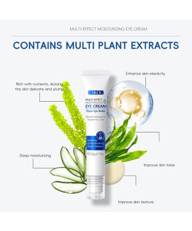 Uner Eye Cream with Roller Cream for Dark Circles and Puffiness Uner Massage Cream to Reduce Wrinkles Fine Lines Firm Eyes Tighten Eye Skin for Men and Women - Buy Online on GoSupps.com