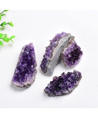 1PC Natural Uruguay Amethyst Cluster Beautiful Crafts Crystal Stone Home Decoration Crystal Cluster (Color : Amethyst Cluster Size : 40-50g) 40-50g Amethyst Cluster - Buy Online on GoSupps.com